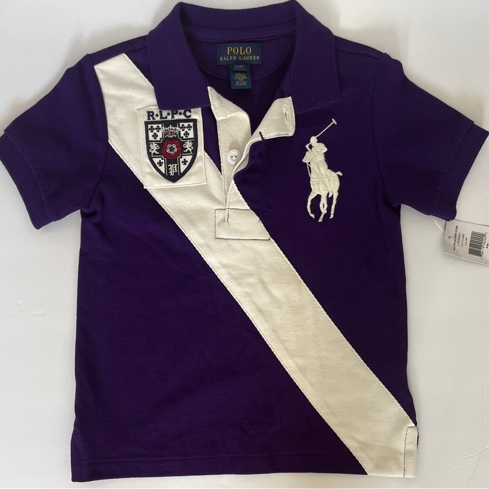 Ralph Lauren Kids Purple Polo Shirt